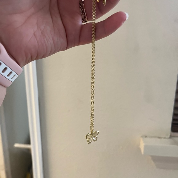 Kendra Scott Gold Butterfly Pendant Necklace - Picture 3 of 4